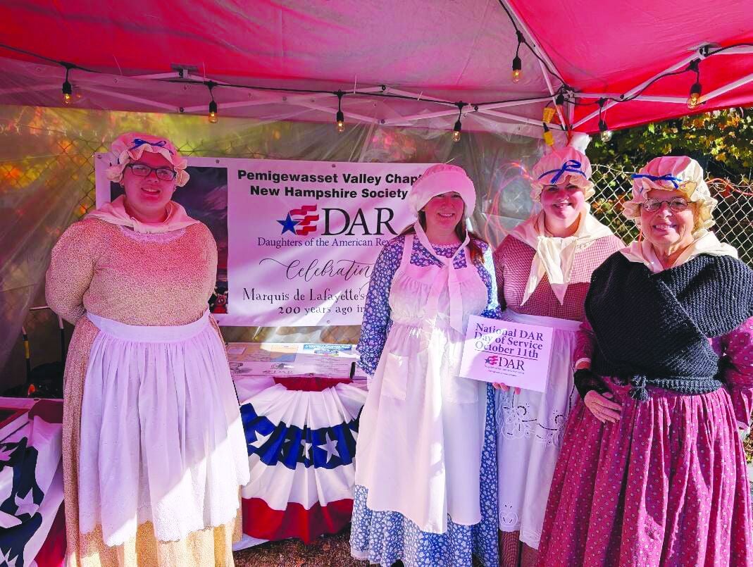 Pemigewasset Valley DAR chapter commemorates Lafayette’s Farewell Tour at the Sandwich Fair